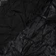 Тканини для одягу - Платтяний атлас Модісат креш чорний
