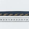 Тканини фурнітура для декора - Шнур окантувальний Корді / CORD колір золото, синій 7 мм