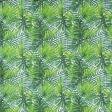 Тканини штори - Штора лонета Пальмове листя, фон молочний 135/270 см (171286)