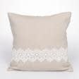 Ткани для бытового использования - Чехол на подушку Лагос цвет светло бежевый 45х45 см (157582)