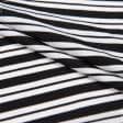 Тканини для костюмів - Трикотаж  Iridiumdes холодна віскоза смужка чорно-біла
