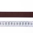 Ткани фурнитура для игрушек - Липучка Велкро пришивная жесткая часть коричневая   20мм/25м