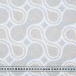 Ткани для римских штор - Декоративная ткань панама Талло серый, белый