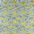 Ткани для декоративных подушек - Декоративная ткань ФЛОРА листья банана / горчица