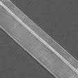 Ткани готовые изделия - Тесьма шторная Один ряд петель без шнура и сборки прозрачная 40мм±0.5мм/100м