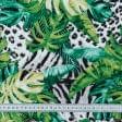 Тканини портьєрні тканини - Декоративна тканина Селва /SELVA великий лист зелений