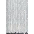 Тканини гардинні тканини - Тюль сітка вишивка Аурель колір молочний крем з фестоном