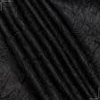 Ткани для платьев - Плательный атлас крэш Платон черный