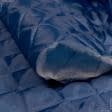 Ткани подкладочная ткань - Подкладка с синтепоном термопай 5*5 темно-синий