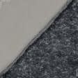 Тканини ворсові - Хутро штучне мутон темно-сіре