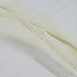 Тканини гардинні тканини - Тюль кісея Мелодія імітація льону колір крем з обважнювачем