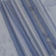 Тканини для тюлі - Тюль Донер  синий з обважнювачем