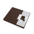 Ткани комплект постельного белья - Евро комплект постельного белья сатин "Страйп 0.2х0.2" коричневый