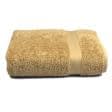 Ткани махровые полотенца - Полотенце махровое с бордюром 70х140 кофейное