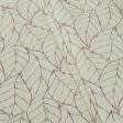 Ткани для римских штор - Декоративная ткань лонета Айрейт листья фрез, крем