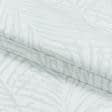 Ткани портьерные ткани - Декоративная ткань Ватсон листья фон св.лазурь