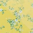 Тканини батист - Батист віскозний принт квіти жовтий/зелений