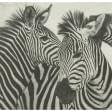 Ткани для подушек - Купон на декоративную подушку "фото зебры" 45  х 45
