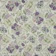 Ткани портьерные ткани - Жаккард Фаски/FUSKY полевые цветы фрезово-фиолетовый