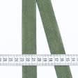 Тканини фурнітура для декора - Липучка Велкро пришивна жорстка колір хакі зелений 25мм/25м