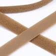 Ткани фурнитура и аксессуары для одежды - Липучка Велкро пришивная мягкая часть цвет койот 20мм/25м