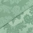 Тканини для штор - Декоративна тканина Дамаско вензель зелена