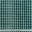 Ткани для банкетных и фуршетных юбок - Декоративная ткань Рустикана клеточка т.зеленая