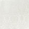 Ткани портьерные ткани - Велюр жаккард Виченца  белый