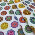 Ткани для римских штор - Декоративная ткань  под цветные круги