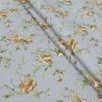 Тканини спец.тканини - Декоративна тканина Амбер квіти дрібні терракот