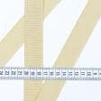 Тканини фурнітура для дома - Репсова стрічка Грогрен жовто-оливкова 30 мм