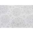 Тканини horeca - Сет сервірувальний Новорічний / жаккард Снежка колір  срібло 32х44 см  (152757)