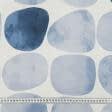 Тканини для скатертин - Тканина з акриловим просоченням Камінці блакитна