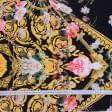 Тканини для білизни - Атлас шовк DiGi принт призма квіти