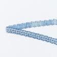 Ткани фурнитура для декора - Тесьма окантовочная Фиджи цвет голубой, крем 20 мм