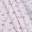 Ткани для детской одежды - Экокоттон зверушки розовый