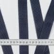 Тканини фурнітура для декора - Тасьма / стропа ремінна стандарт 30 мм синя