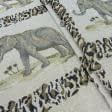 Ткани ткань для сидений в авто - Гобелен Елефант слон в рамочке