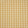 Тканини бавовняні сумішеві - Декоративна тканина Рустікана клітинка тартан колір квітки рапсу