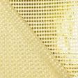 Тканини новорічні тканини - Голограма світло-жовта