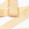 Ткани для декора - Репсовая лента Грогрен  цвет медовый 31 мм