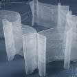 Тканини всі тканини - Тасьма шторна Бантові складки різноширокі прозора КС-1:2.5 80мм±0.5мм /100м