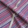 Тканини для дитячого одягу - Екокотон лі орнамент смужки малина