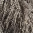Ткани кулирные - Мех искусственный лама светло-серый