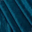 Ткани для платьев - Велюр стрейч темно-бирюзовый