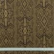 Ткани для покрывал - Декор-гобелен  Синевир ромб  старое золото,коричневый