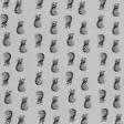 Ткани портьерные ткани - Жаккард Атека ананасы черный, молочный