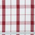 Ткани для декоративных подушек - Декоративная ткань Кент/KENT клетка крупная красная