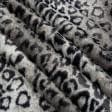 Ткани для верхней одежды - Мех коротковорсовый барс серый