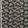 Ткани для декоративных подушек - Гобелен Котята и собачки, фон черный